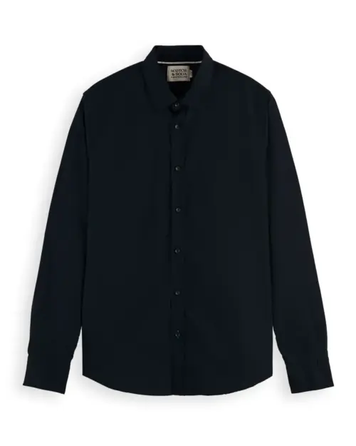 Alternative view of Scotch & Soda 165316 : Essential organic slim fit shirt Navy
