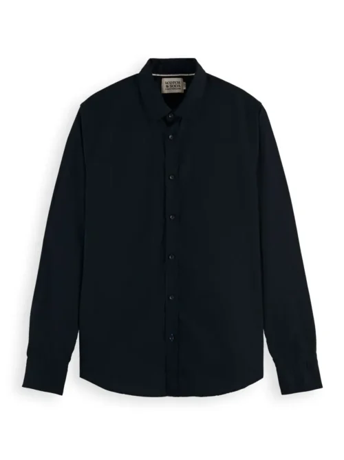 Alternative view of Scotch & Soda 165316 : Essential organic slim fit shirt Navy