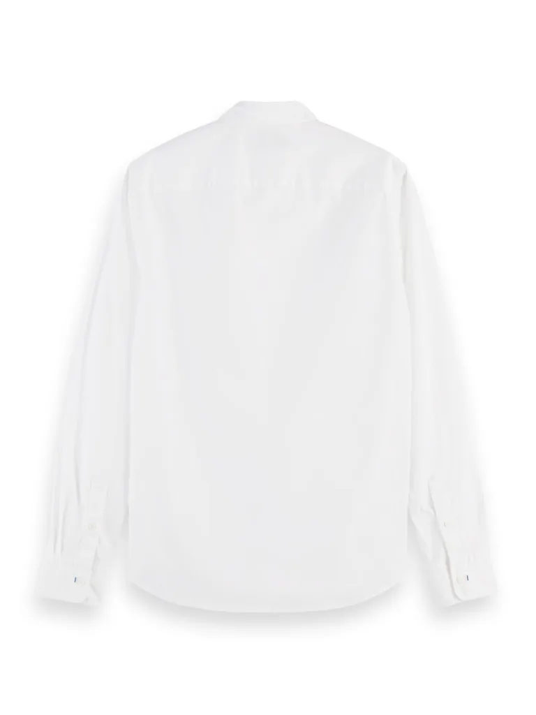 Scotch & Soda 165316 : Essential organic slim fit shirt White - Image 3