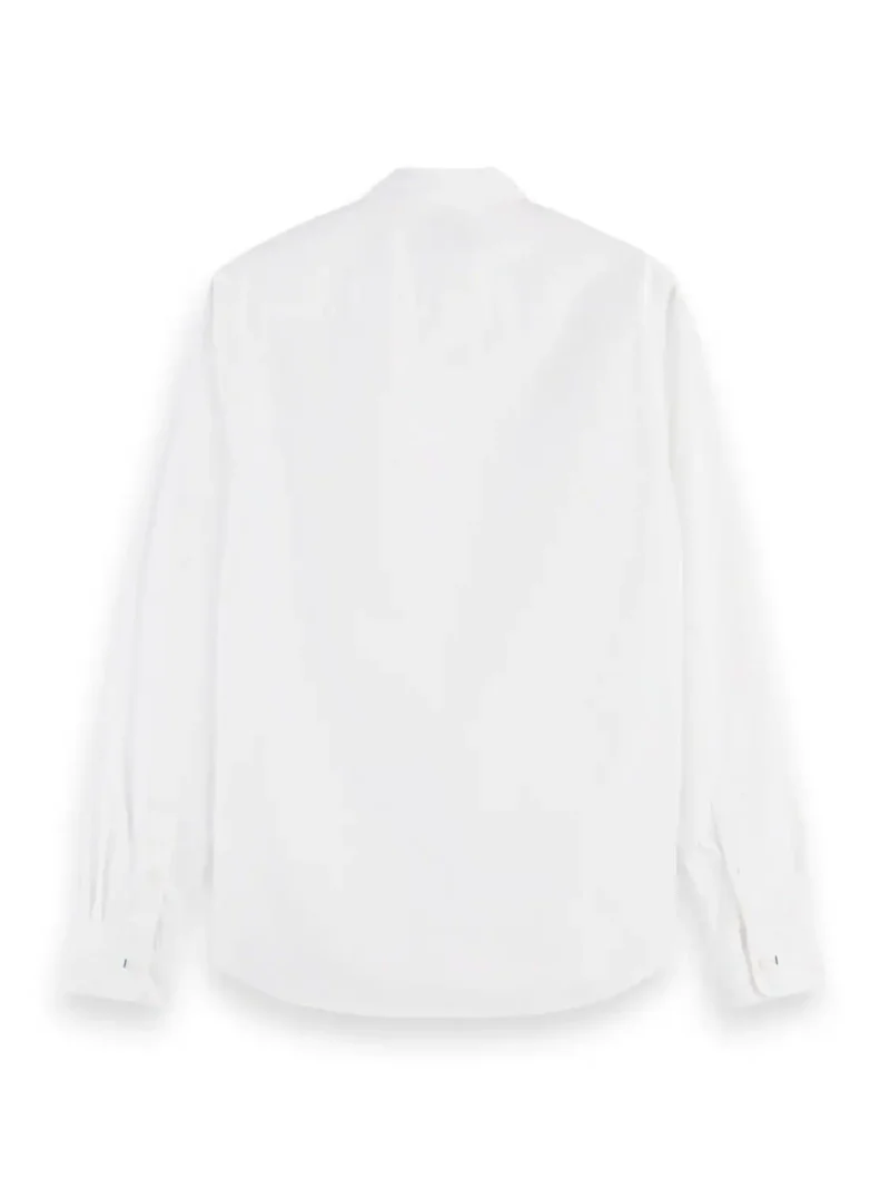 Scotch & Soda 165316 : Essential organic slim fit shirt White - Image 3