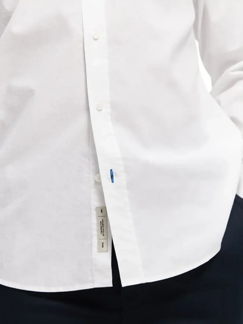 Scotch & Soda 165316 : Essential organic slim fit shirt White - Image 6