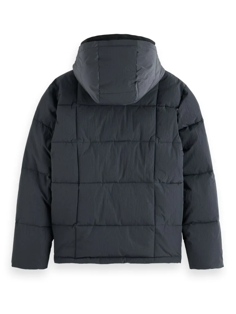 Scotch & Soda 174383 : Hooded Puffa Jacket Black - Image 4