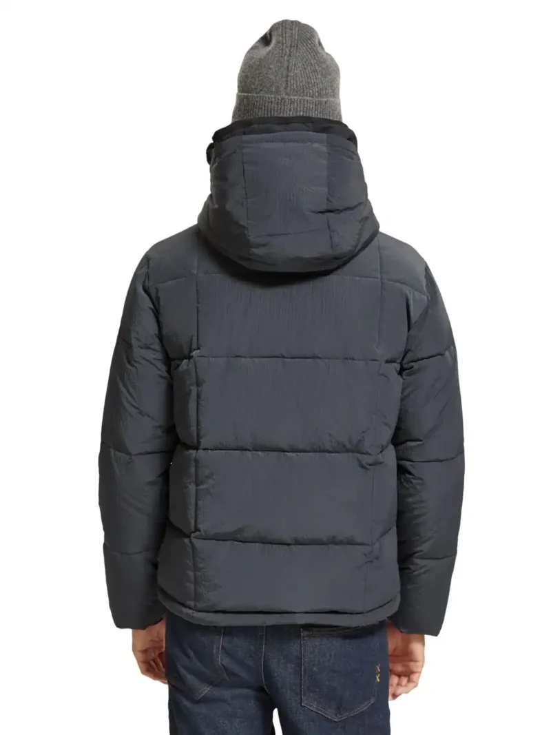 Scotch & Soda 174383 : Hooded Puffa Jacket Black - Image 3