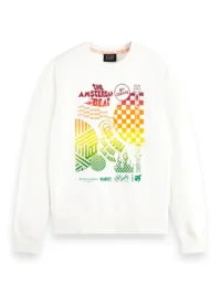 Alternative view of Scotch & Soda 174494 : Regular Fit Chest Artwork Sweatshirt