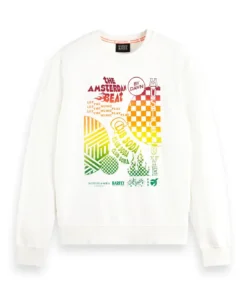 Alternative view of Scotch & Soda 174494 : Regular Fit Chest Artwork Sweatshirt