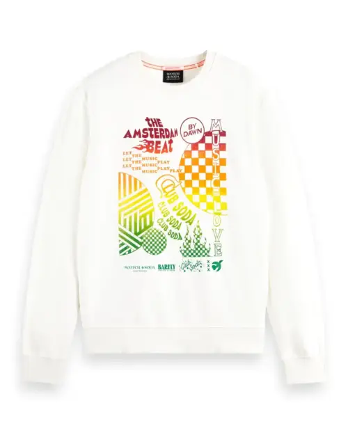 Alternative view of Scotch & Soda 174494 : Regular Fit Chest Artwork Sweatshirt