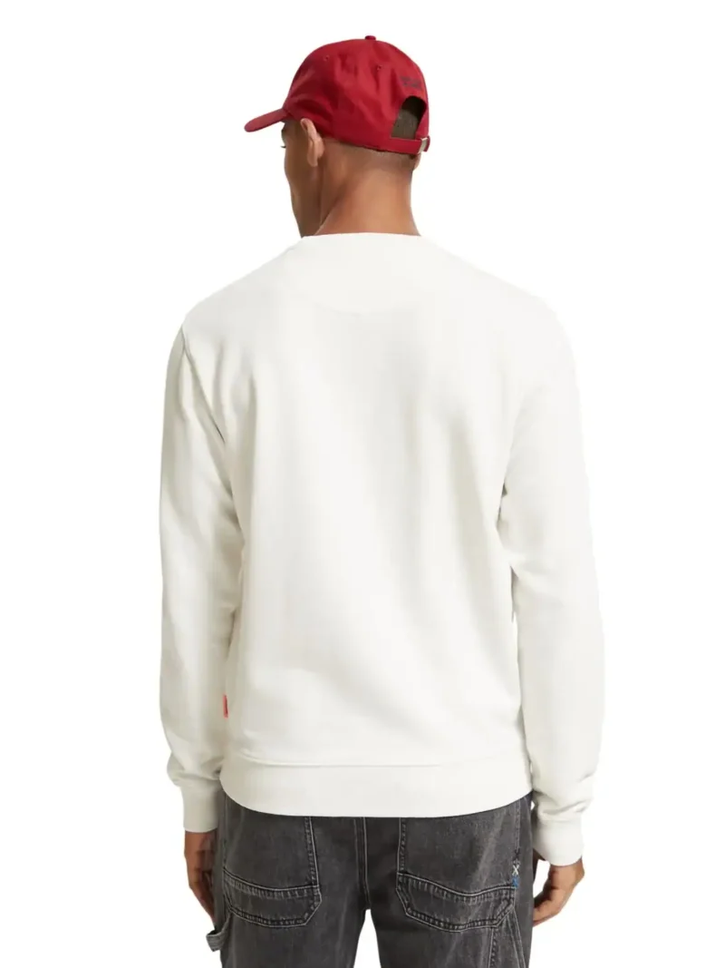 Scotch & Soda 174494 : Regular Fit Chest Artwork Sweatshirt - Image 4