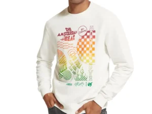 Scotch & Soda 174494 : Regular Fit Chest Artwork Sweatshirt