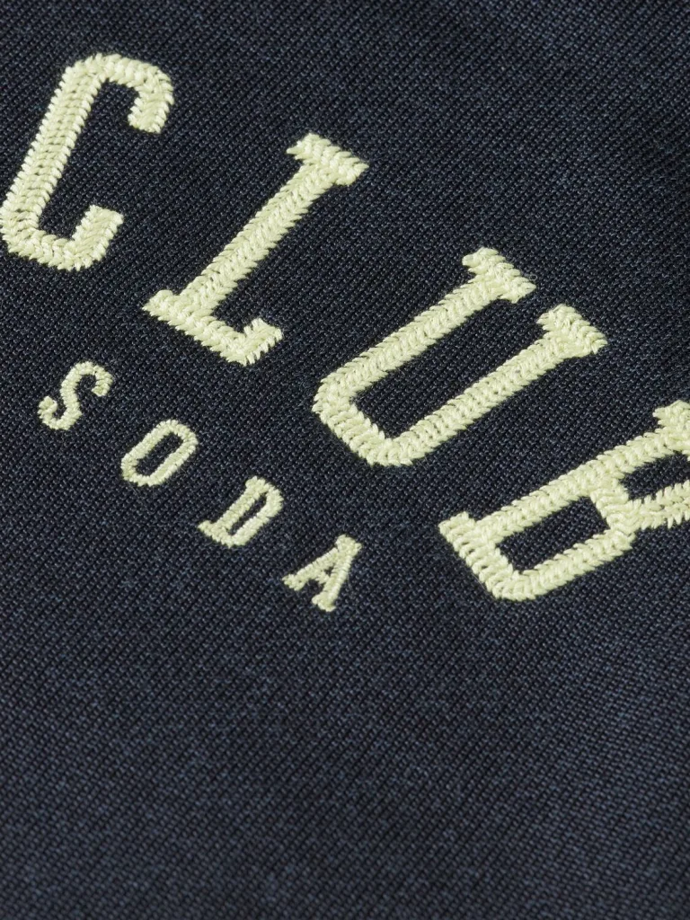 Scotch & Soda 174505- Regular Fit Hoodie With Spray Effect In Organic Cotton Blend Navy - Image 5
