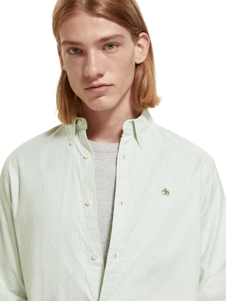 Scotch & Soda 174524 : Essential Oxford Stripe - Image 5