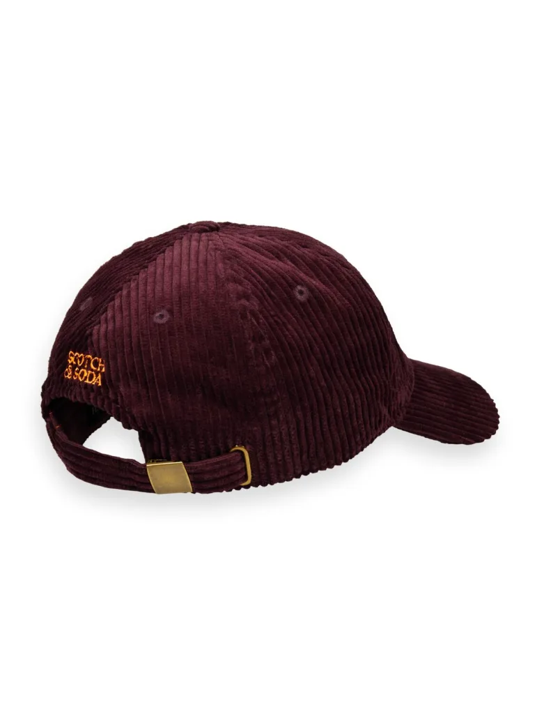 Scotch & Soda 174634 : Heavy Cord Cap Berrywine - Image 3