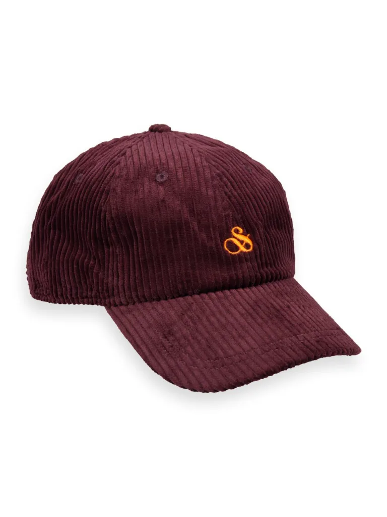 Scotch & Soda 174634 : Heavy Cord Cap Berrywine