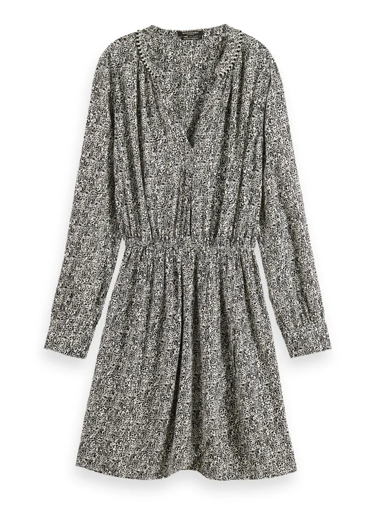 Scotch & Soda 174768 : Mini dress with elasticated waist - Image 2