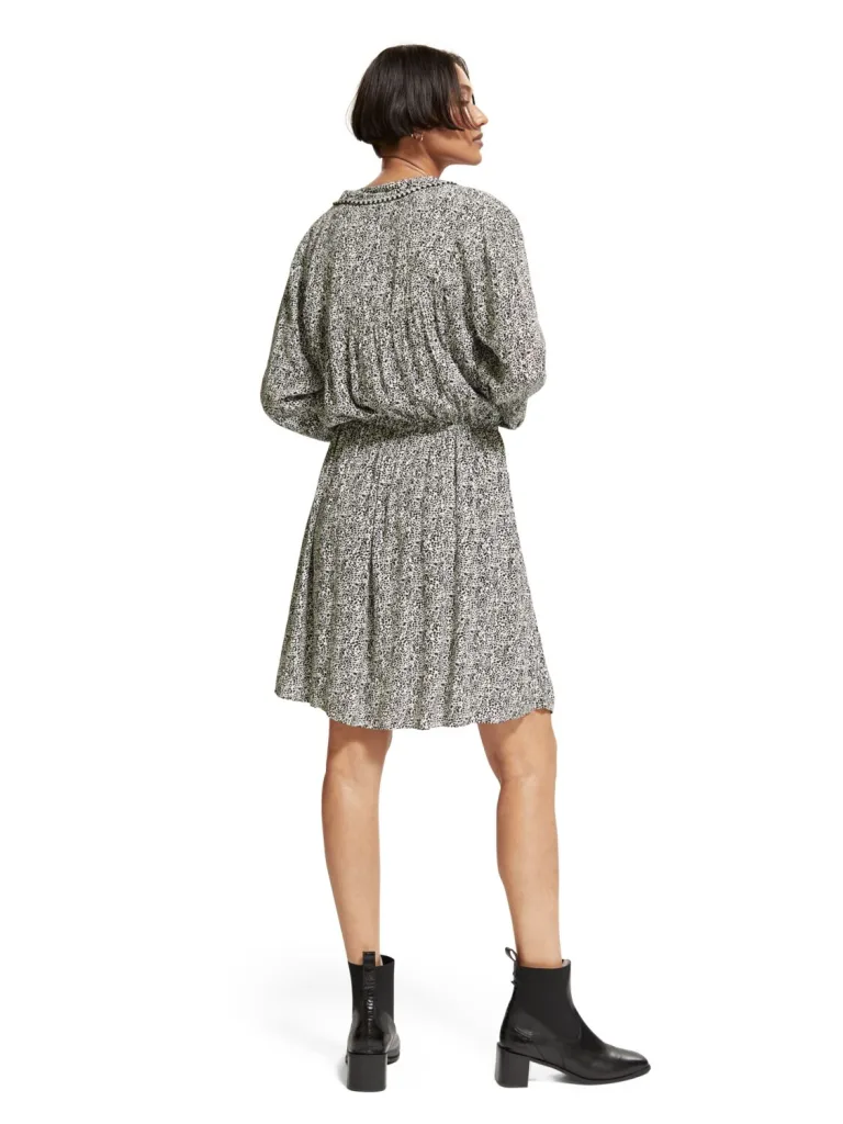 Scotch & Soda 174768 : Mini dress with elasticated waist - Image 3