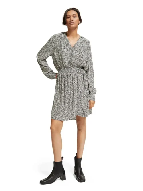 Scotch & Soda 174768 : Mini dress with elasticated waist - Image 7