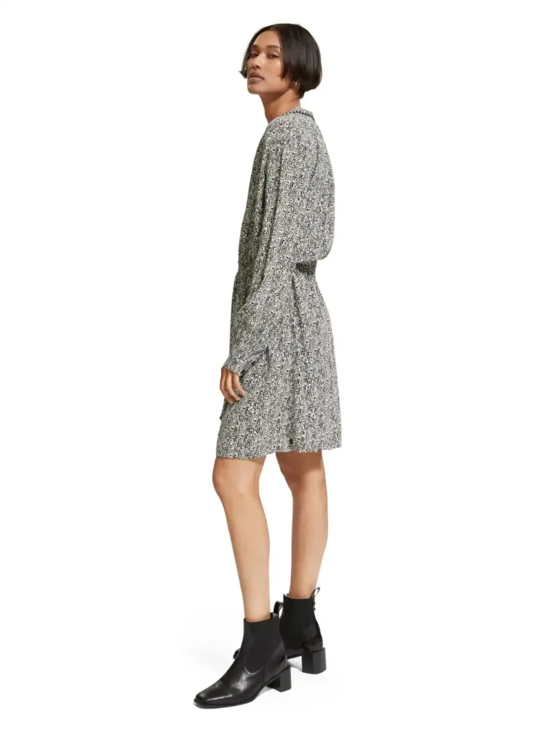 Scotch & Soda 174768 : Mini dress with elasticated waist - Image 4