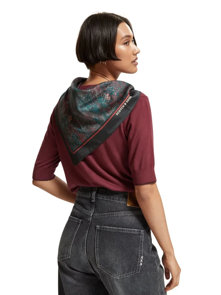 Scotch & Soda 174871: Printed Square Scarf - Image 2