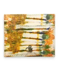 Scotch & Soda 175242: Leather Cardholder, Off White Ice Dye