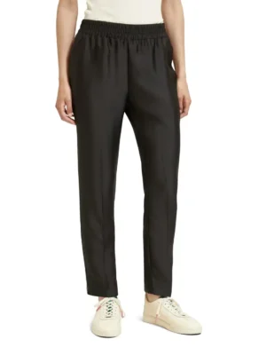 Scotch & Soda 176651 : mid rise tapered leg with elasticated waist image4