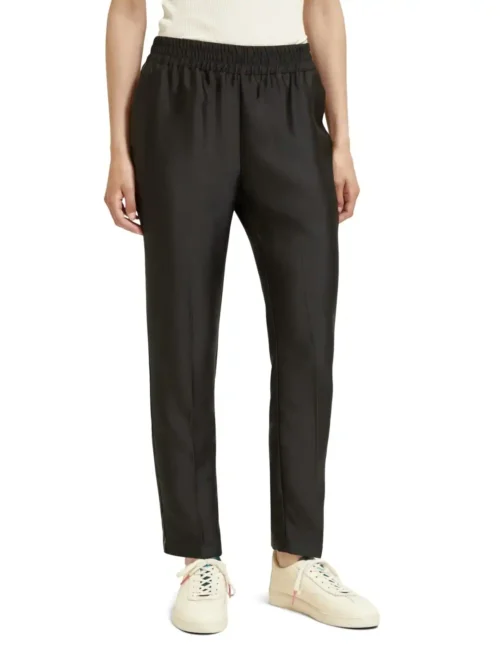 Scotch & Soda 176651 : mid rise tapered leg with elasticated waist image4