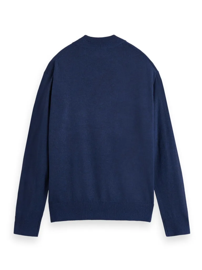 Scotch & Soda 176984 : Dropped shoulder Basic mock Night - Image 5