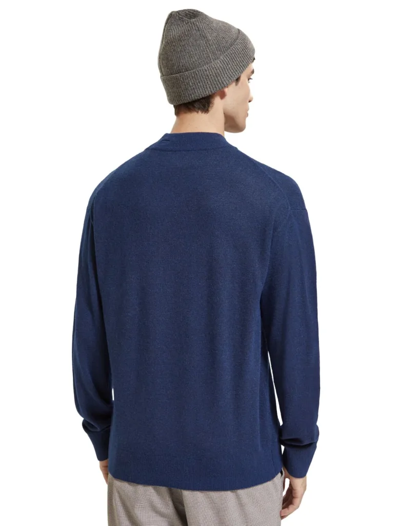 Scotch & Soda 176984 : Dropped shoulder Basic mock Night - Image 3