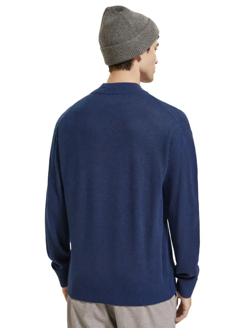 Scotch & Soda 176984 : Dropped shoulder Basic mock Night - Image 3