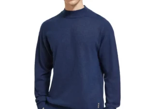 Scotch & Soda 176984 : Dropped shoulder Basic mock Night