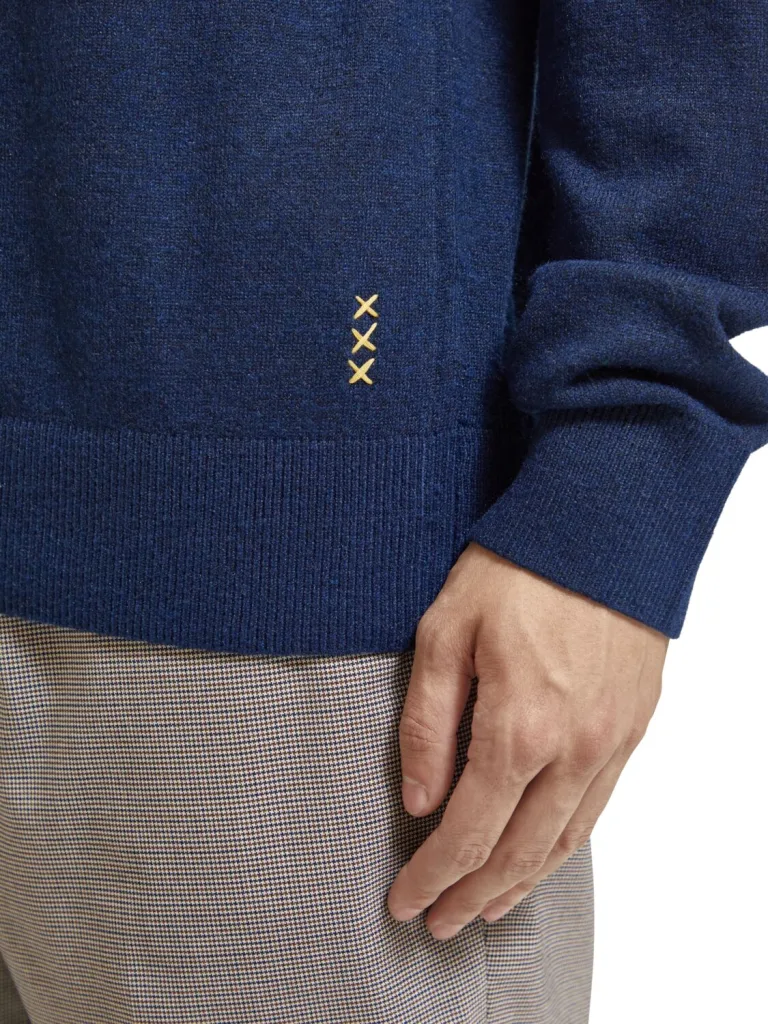 Scotch & Soda 176984 : Dropped shoulder Basic mock Night - Image 7