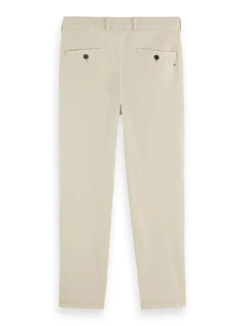 Scotch & Soda 176985 : Drift Garment-Dyed Stretch Twill Chino Off white image6