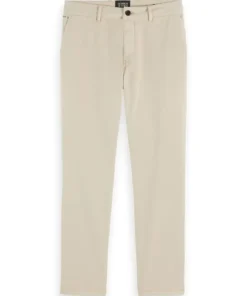 Alternative view of Scotch & Soda 176985 : Drift Garment-Dyed Stretch Twill Chino Off white