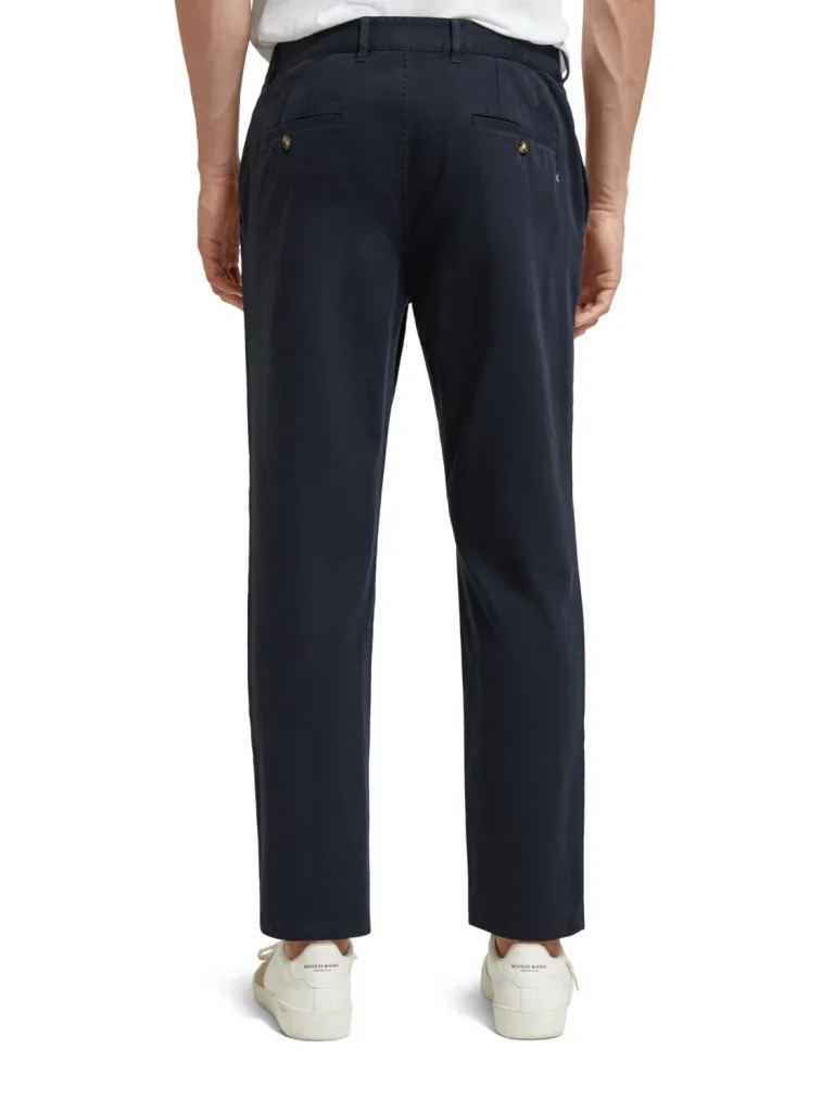 Scotch & Soda 176985 : Drift Garment-Dyed Stretch Twill Chino Night - Image 3