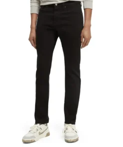 Scotch & Soda 165603 : The Ralston regular slim fit organic cotton jeans Black