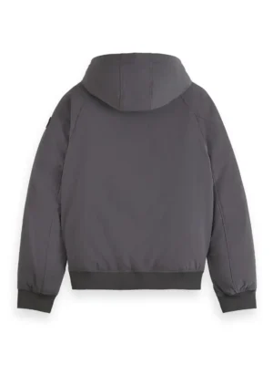 Alternative view of Scotch & Soda 174377 : Stretch Padded Hooded Jacket Moon Dust