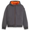 Scotch & Soda 174377 : Stretch Padded Hooded Jacket Moon Dust