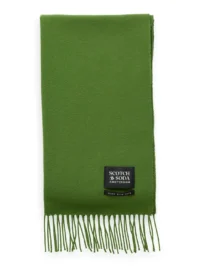 Alternative view of Scotch & Soda 174868: Virgin Wool fringed woven scarf Mojito