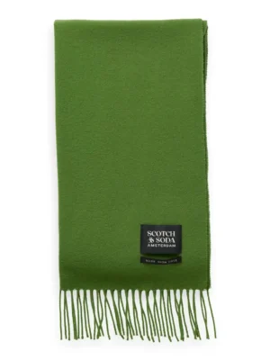 Alternative view of Scotch & Soda 174868: Virgin Wool fringed woven scarf Mojito