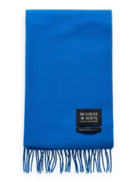 Alternative view of Scotch & Soda 174868: Virgin Wool fringed woven scarf Rhythm blue