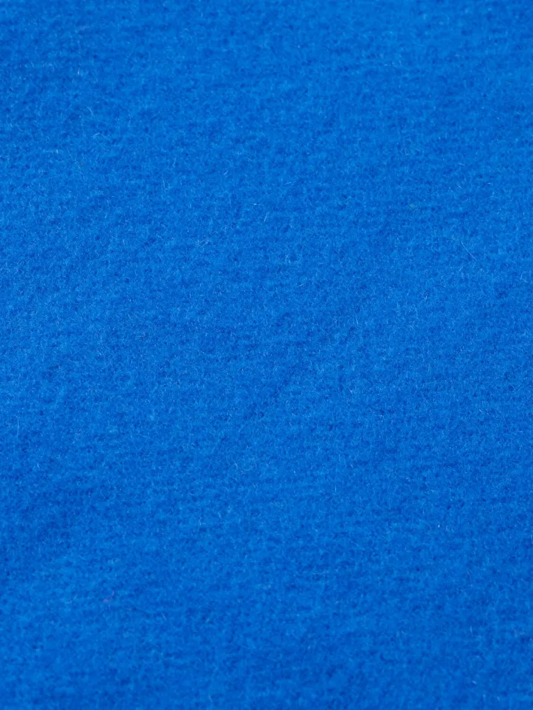 Scotch & Soda 174868: Virgin Wool fringed woven scarf Rhythm blue - Image 3