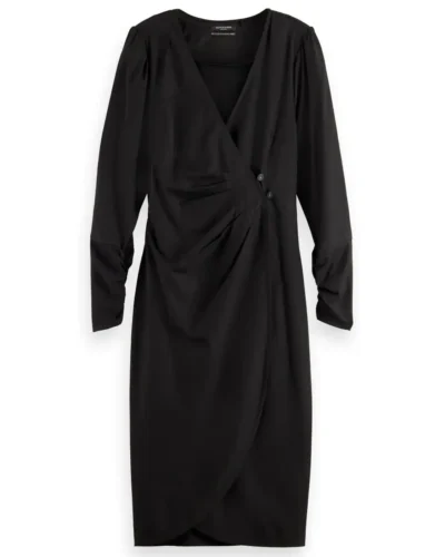 Scotch & Soda 175347 : Draped Midi Dress