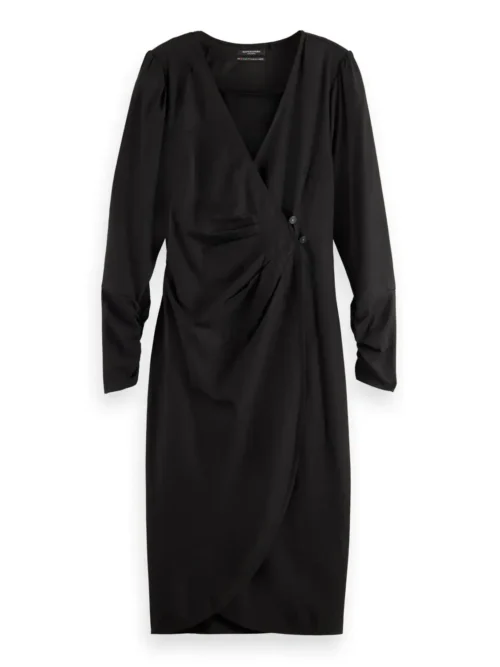 Scotch & Soda 175347 : Draped Midi Dress