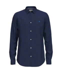 Scotch & Soda 174522 : Essential Solid Poplin Shirt Denim Blue