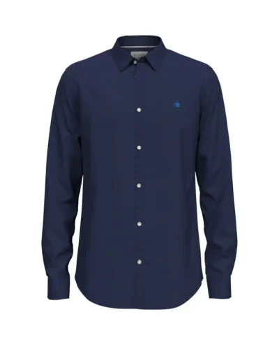Scotch & Soda 174522 : Essential Solid Poplin Shirt Denim Blue