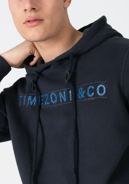 Timezone : Time Zone Hoody Navy - Image 3