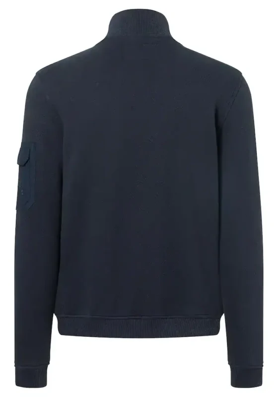 Timezone : Sweat Jacket Navy - Image 4