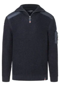 Timezone : Heavy Knit Seaman's Troyer Navy