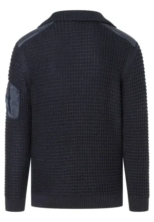Alternative view of Timezone : Heavy Knit Seaman's Troyer Navy