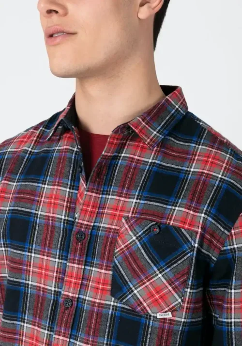 Timezone : Effect Weave Check Shirt image1