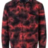 Timezone : Time Zone Flannel shirt Red