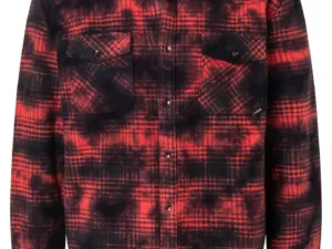 Timezone : Time Zone Flannel shirt Red